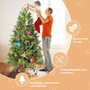 7FT Christmas Tree with 1375 PE+PVC Tips