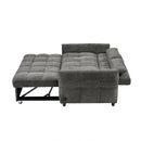 Loveseat Sofa Pull-Out Bed With Adjustable Backrest, 3 USB Ports And 2 Lumbar Pillows For Living Room by HouseOfZazla