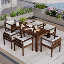TREXM 7-Piece Patio Dining Table Set for 6 by HouseOfZazla