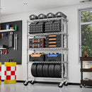 5-Shelf Wire Storage Shelving Unit