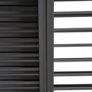 Byron Black Outdoor Pergola Aluminum with Adjustable Louvered Roof by HouseOfZazla