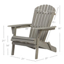 Oversize Outdoor Folding Adirondack Chair, Patio Chair For Garden by Unique Piece Furniture