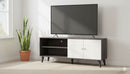 Amidon - TV Stand, With 2 Storage Shelves And 1 Cabinet by Unique Piece Furniture