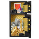 Large Double Door Coin Operated Safe, Digital Security Safe With Fireproof And Waterproof Bag by HouseOfZazla