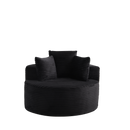 43-Inch Round Corduroy Single Sofa