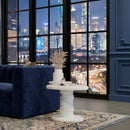 Stacked Cobblestone End Table