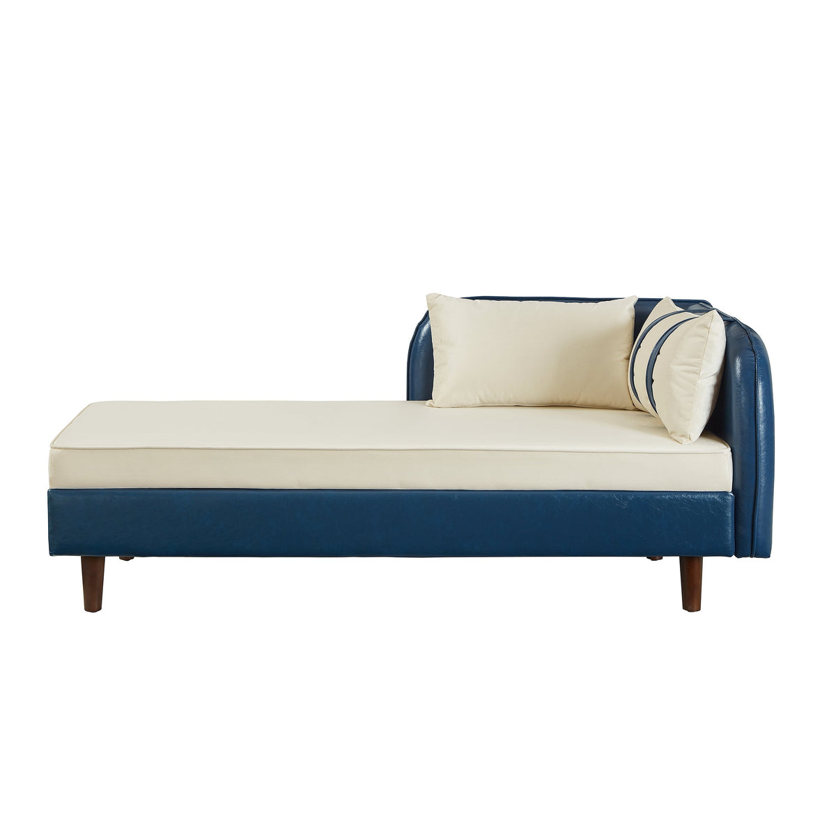 65" Storage Chaise Lounge Sofa, photo 9 of 10