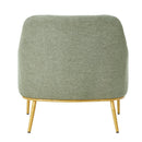 Modern Elegance Accent Chair With Curved Backrest by HouseOfZazla