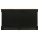 Louis Philippe 6-drawer Dresser Cappuccino