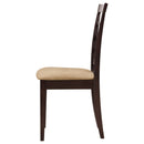 Kelso Lattice Back Dining Side Chair Cappuccino (Set of 2)