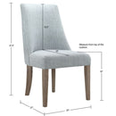 Comfortable Dining Chair Upholstered (Set of 2) by HouseOfZazla