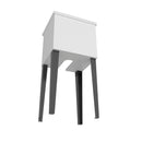 Katy Compact Utility Sink with Metal Legs for Laundry Room by HouseOfZazla