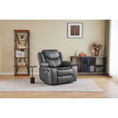 Recliner Chair With Vibration And Heating - Gray by HouseOfZazla