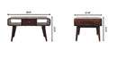 Solid Wood Curved Coffee Table