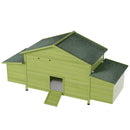11.12 ft² Large Wooden Chicken Coop with Nesting Boxes & Perch by HouseOfZazla