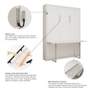 Folding Vertical Murphy Wall Bed by HouseOfZazla