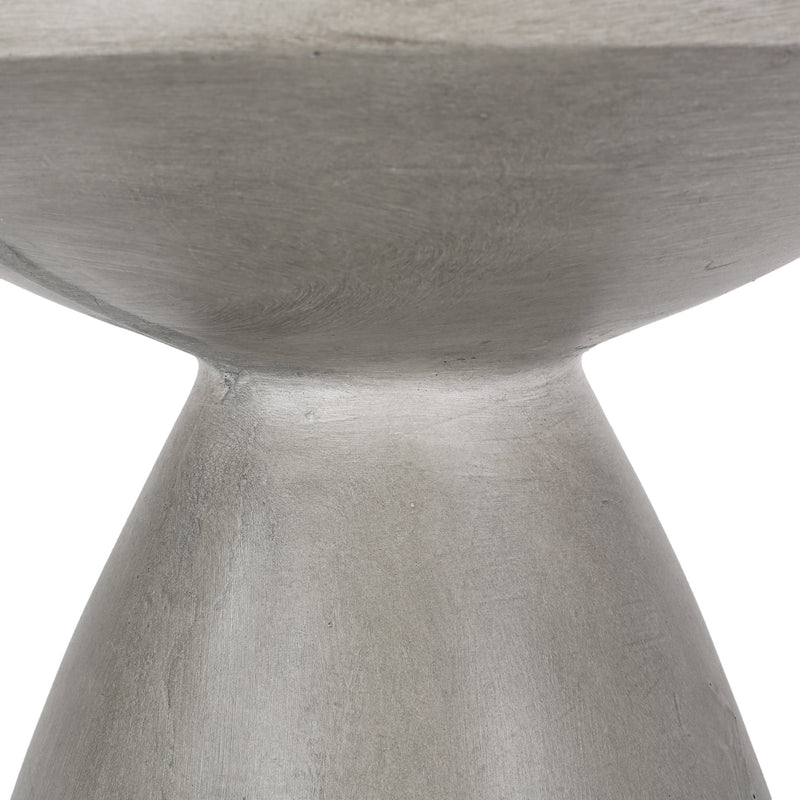 Outdoor Lightweight Concrete Side Table, photo 3 of 8