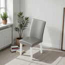 Upholstered Dining Chair With High Back Design (Set of 2) by HouseOfZazla