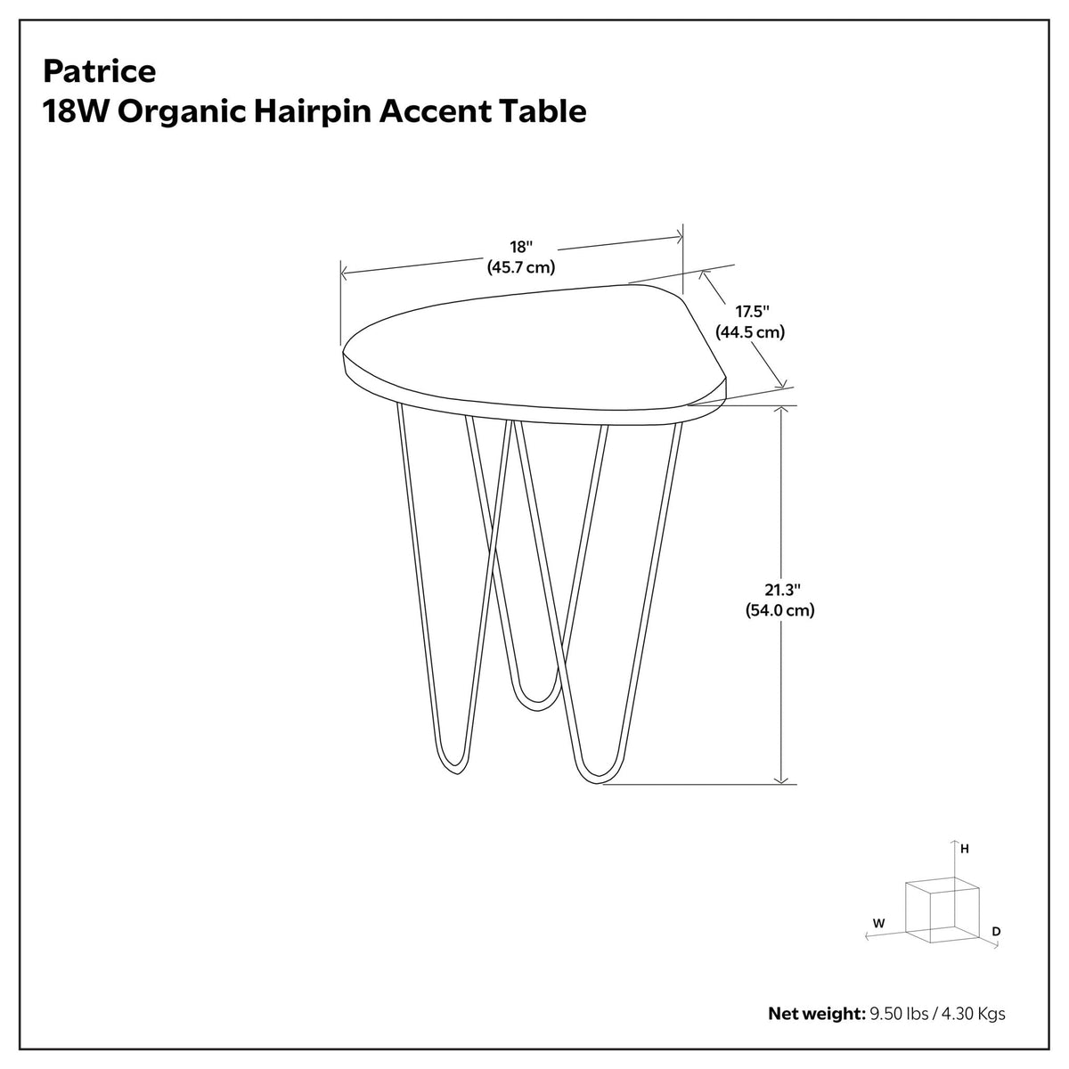 Patrice - Handcrafted Metal And Wood Accent Table, photo 9 of 15