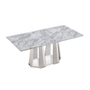 Marble Dining Table for 6 People
