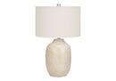 Table Lamp, Lighting, Ceramic, Contemporary - Cream by HouseOfZazla