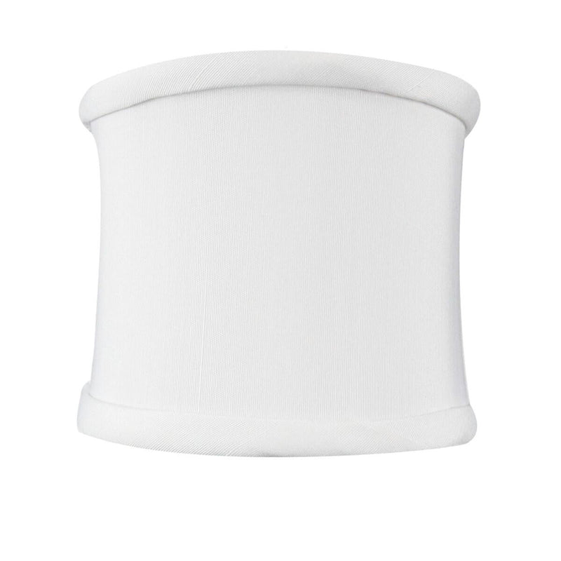 4"W x 4"H Down White Clip-on Sconce Half-Shell Lampshade