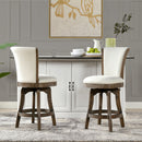 Henry - Armless Swivel Counter Height Bar Stool by HouseOfZazla