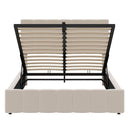 Elegant Upholstered Platform Bed With Hydraulic Storage System by HouseOfZazla