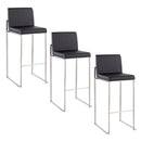 Fuji - Contemporary And Modern Elegance High Back Barstool by HouseOfZazla
