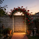 Metal Garden Arch Garden Arbor Trellis Climbing Plants Support Rose Arch Outdoor Arch by Unique Piece Furniture