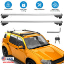 Car Roof Rack Cross Bars Aluminum Cargo Carrier Rooftop Crossbars Luggage Roof Rack Bar with 176lbs Max Load Fits Most Vehicles with Existing Raised S