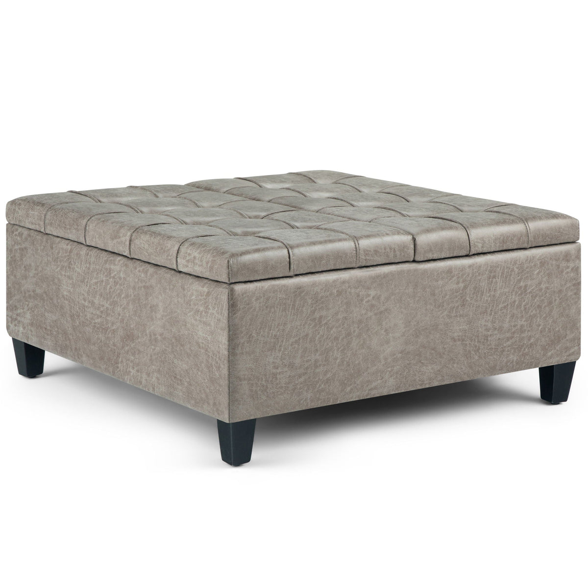 Harrison - Upholstered Coffee Table Storage Ottoman, photo 16 of 40