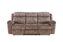 Zubaida - Two Tone Recliner Sofa With USB Port Drop Down Table