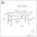 Rylie - Desk - Natural Aged Brown
