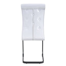 Alligator Skin Upholstered Dining Chairs