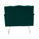 Accent Chair, Living Room Chair / leisure single sofa with acrylic feet