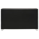 Melody 6-drawer Upholstered Dresser Grey