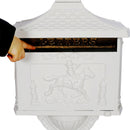 Cast Aluminum Mail Box, Postal Box, Mailbox by Unique Piece Furniture