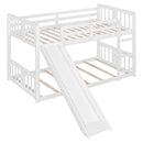 Bunk Bed With Convertible Ladder And Slide by HouseOfZazla