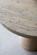 Round Dining Table With Pedestal Base by HouseOfZazla
