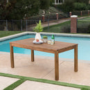 Extendable Acacia Wood Outdoor Dining Table by HouseOfZazla