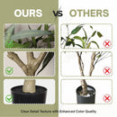 5Ft Realistic Artificial Eucalyptus Tree In Pot With Lush Leaves For Home Office Decor - Green Leaves by HouseOfZazla