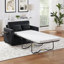 Sleeper Sofa With Foldable Mattress, USB Ports, Side Table & Storage Pocket by Unique Piece Furniture