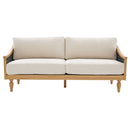 Loveseat Sofa With Armrests - Black by HouseOfZazla