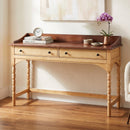 54'' Wooden Writing Desk with 2 Storage Drawers