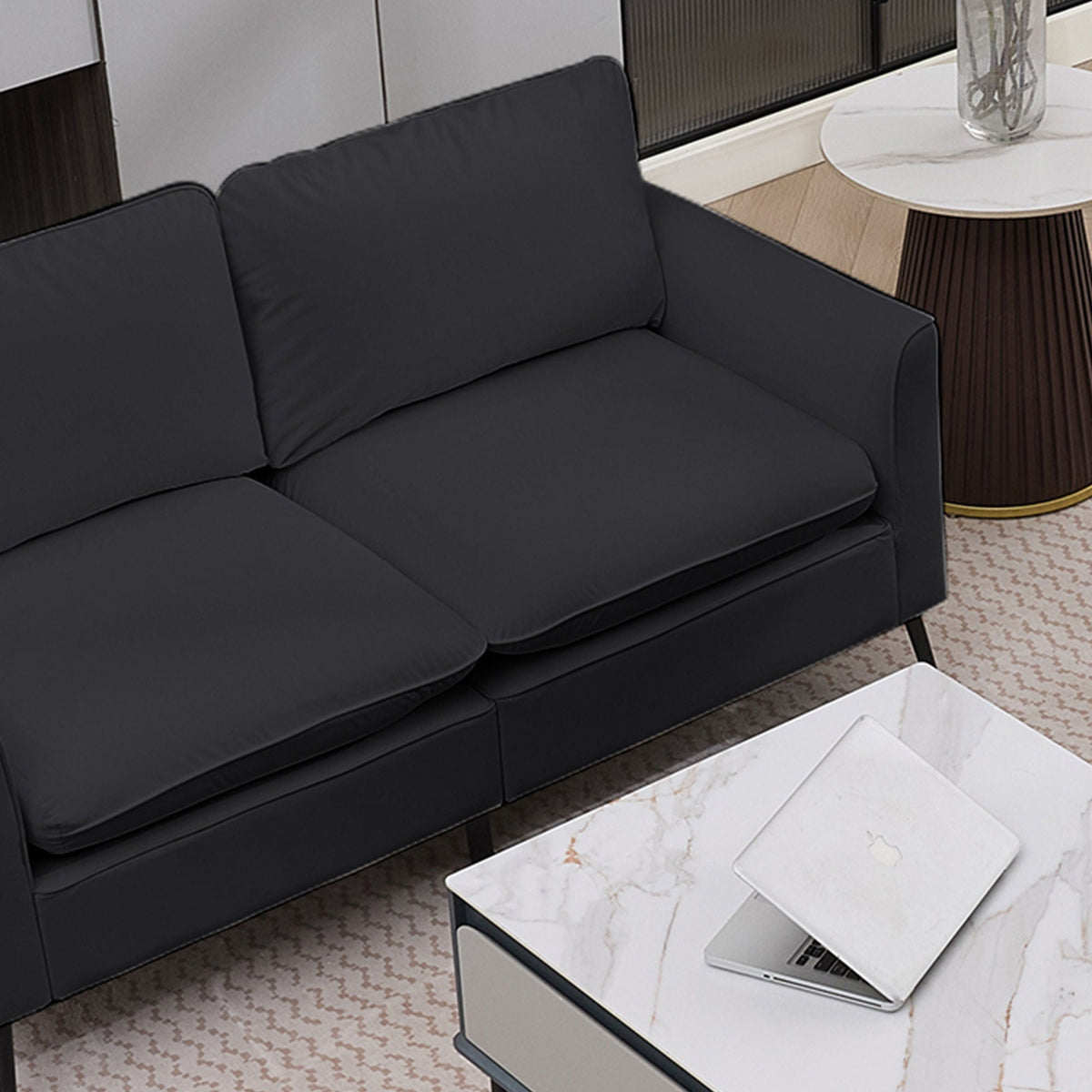 Upholstered Loveseat, For Living Room, photo 33 of 40