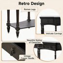 Retro Console Table With 3 Soft Close Drawers by HouseOfZazla