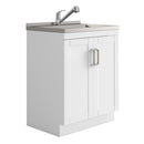 Kyle - Laundry Cabinet & Faucet And Stainless Steel Sink by Unique Piece Furniture