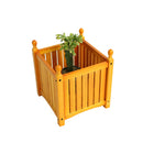 Square Outdoor Flower And Herb Pot - Teak by Unique Piece Furniture