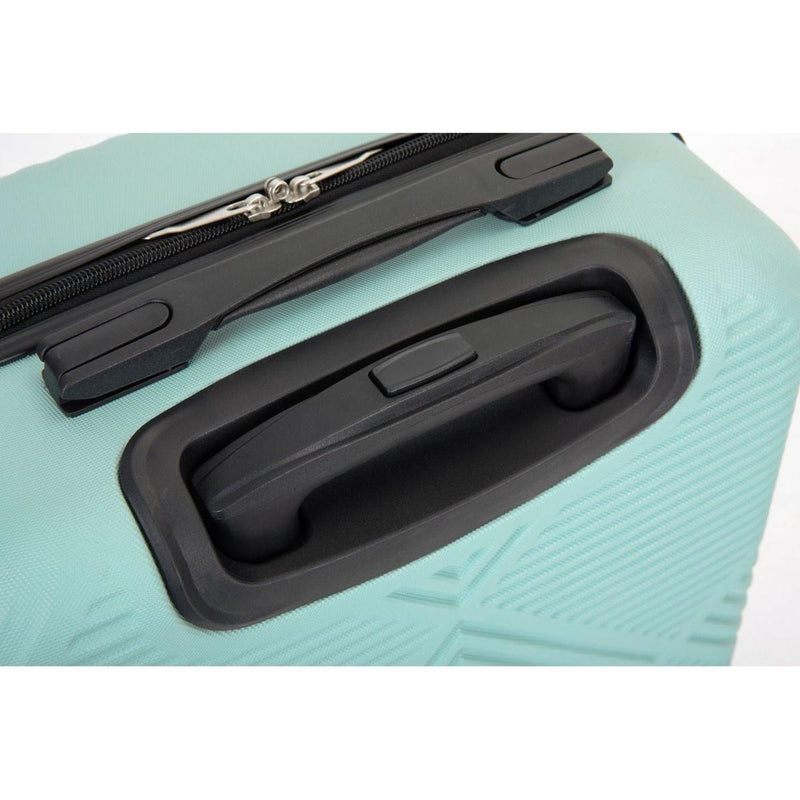 2Piece Luggage Sets ABS Lightweight Suitcase, Spinner Wheels, (20/14) LIGHT BLUE